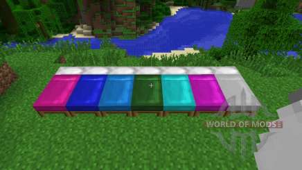 Dyeable Beds [1.7.2] para Minecraft