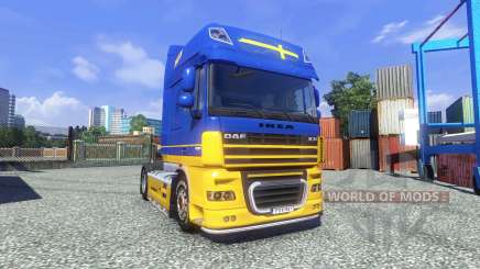 La piel de IKEA para DAF XF tractora para Euro Truck Simulator 2