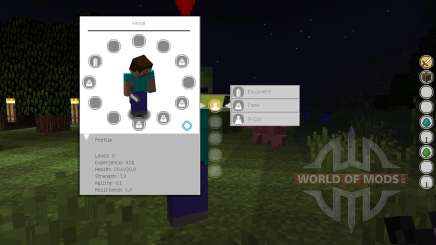 Sword Art Online UI para Minecraft