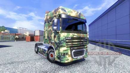 La piel Tarnmuster para DAF XF tractora para Euro Truck Simulator 2