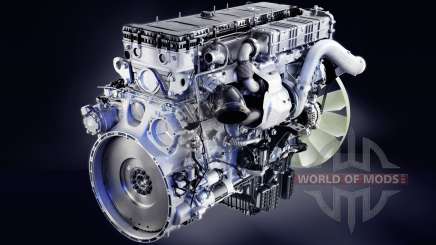 El sonido del motor diesel Mercedes-Benz Actros para Euro Truck Simulator 2