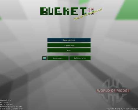 Bucket [16x][1.7.2] para Minecraft