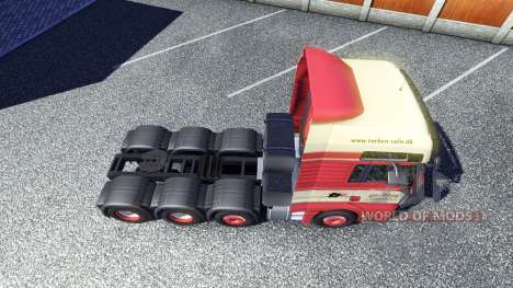 La piel Torben rafn en el camión MAN para Euro Truck Simulator 2