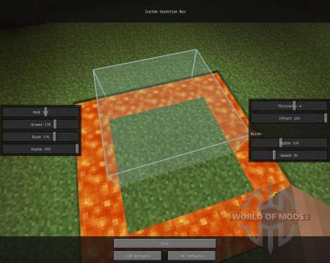 Custom Selection Box [1.6.2] para Minecraft