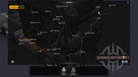 Mapa de Rusia - rusia espacio para Euro Truck Simulator 2