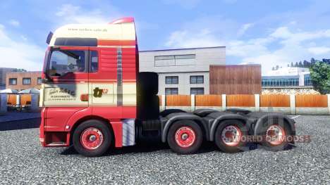La piel Torben rafn en el camión MAN para Euro Truck Simulator 2