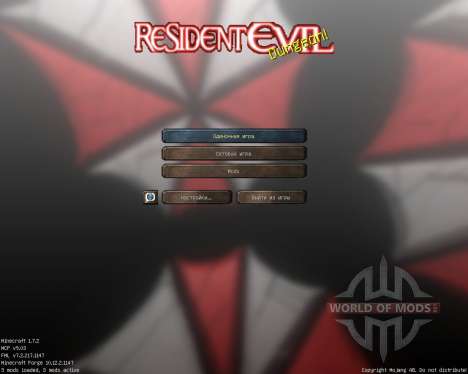 Resident Evil Z [16x][1.7.2] para Minecraft