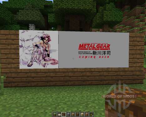 Metal Gear Solid ART PACK [128x][1.7.2] para Minecraft