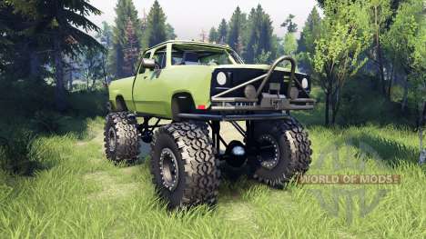 Dodge D200 green para Spin Tires