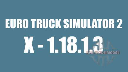 Parche 1.8.1.3 para Euro Truck Simulator 2