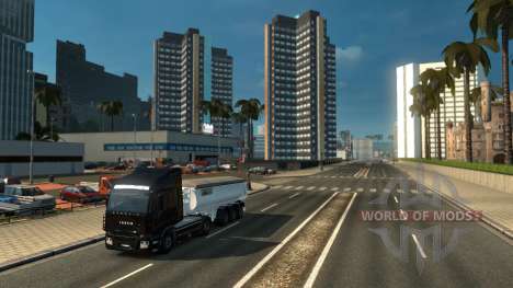La asociación de la tarjeta: TSM y RusMap Espaci para Euro Truck Simulator 2