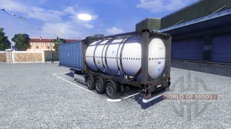 El contenedor semi-remolque para Euro Truck Simulator 2
