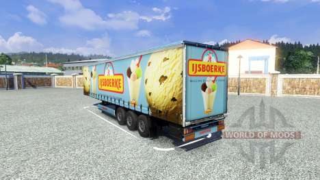 Semi Ijsboerke para Euro Truck Simulator 2