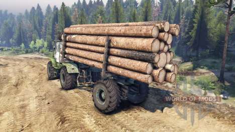 T-150K de madera para Spin Tires
