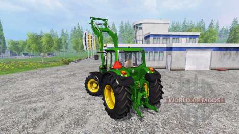 John Deere 6630 Premium front loader para Farming Simulator 2015