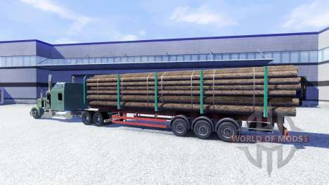 Kenworth W900L para Euro Truck Simulator 2
