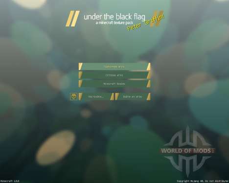 Under The Black Flag Resource Pack [64x][1.8.8] para Minecraft
