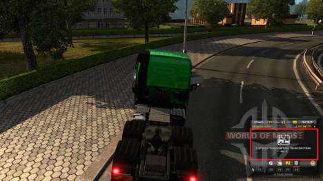 Mod en la experiencia y el dinero v1.2 para Euro Truck Simulator 2