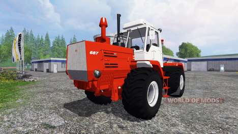 T-150K rojo para Farming Simulator 2015