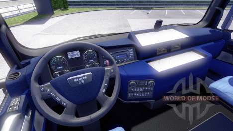 Interior azul, HOMBRE para Euro Truck Simulator 2