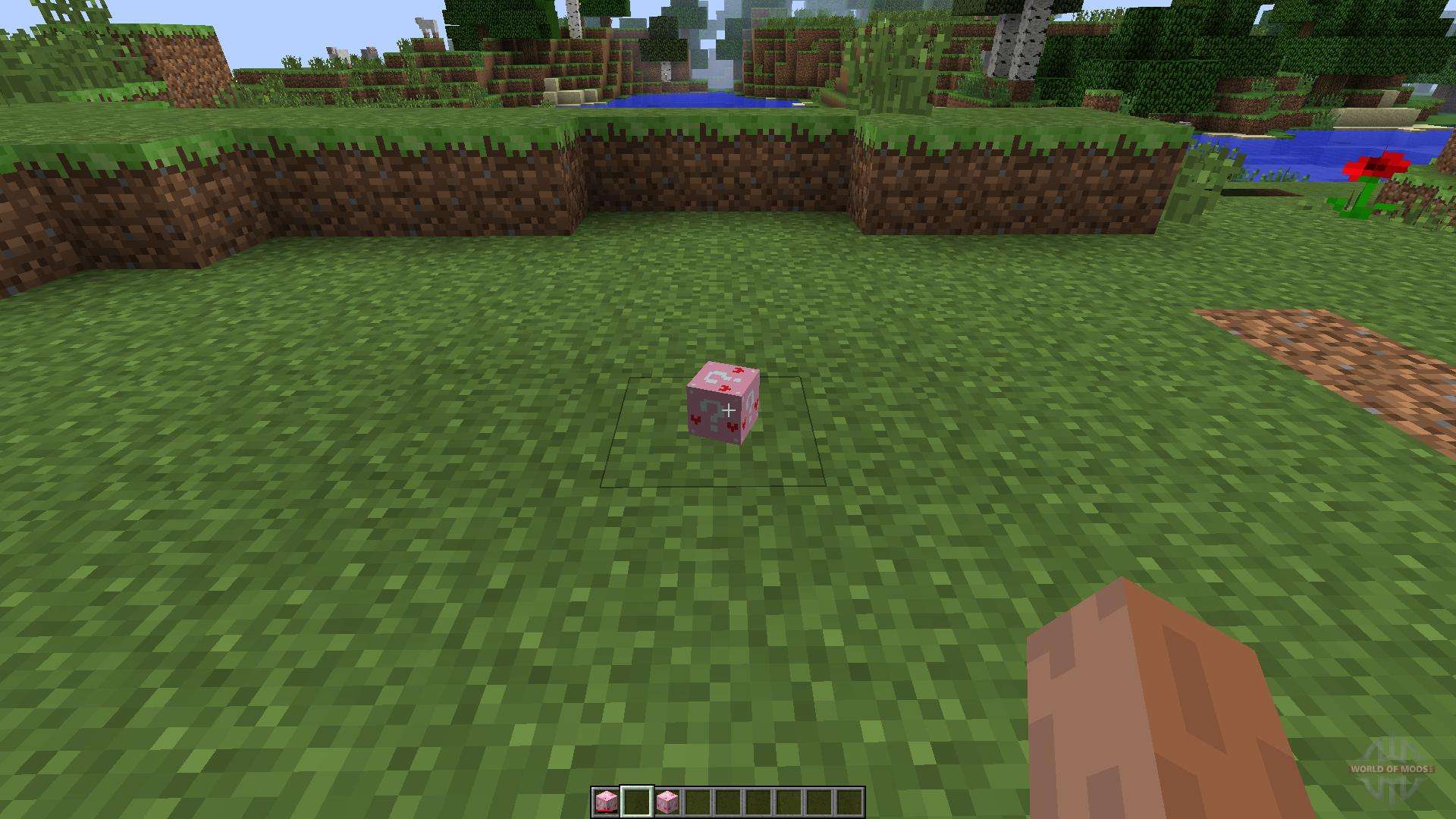 Lucky Block Pink 1 7 10 Para Minecraft