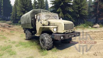 Ural-43206 es un 4x4 para Spin Tires