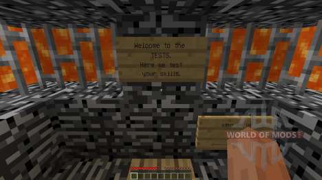 The TEST-chambers para Minecraft