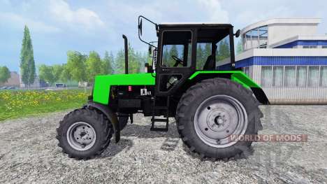 MTZ-Belarús 1025 amarillo y verde para Farming Simulator 2015