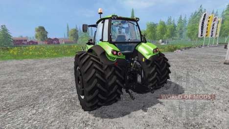 Deutz-Fahr Agrotron 7250 TTV front loader para Farming Simulator 2015