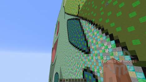 Giant Bulbasaur pixelart para Minecraft