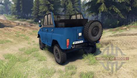 UAZ-31512 para Spin Tires