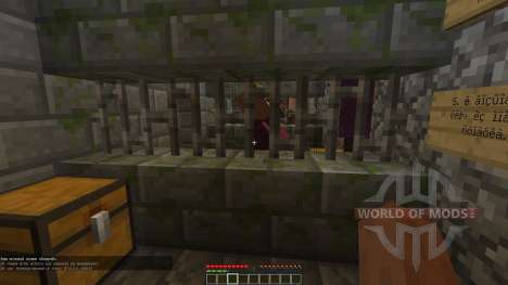 Las catacumbas en el sótano de la prisión para Minecraft