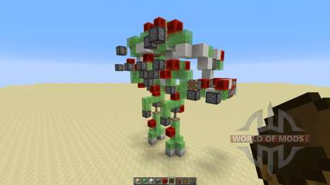 Atlas Mech Suit with Missile Launcher para Minecraft