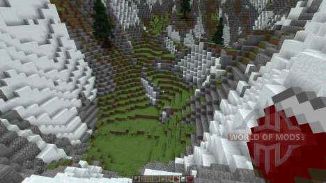 Mountainside Realistic Terrain para Minecraft