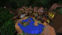 Overgrown town port para Minecraft