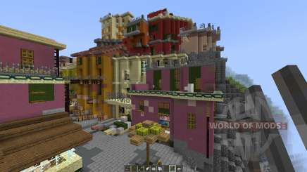 A cinque terre Manarola in Italy [1.8][1.8.8] para Minecraft