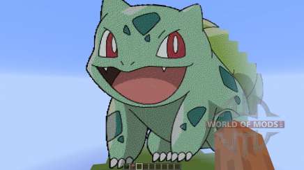 Giant Bulbasaur pixelart para Minecraft