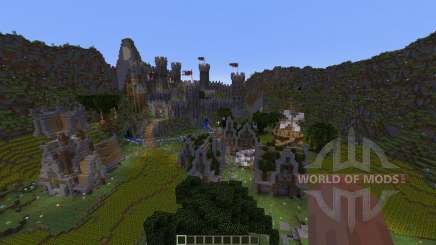 Wilcuth Valley Medieval Castle para Minecraft