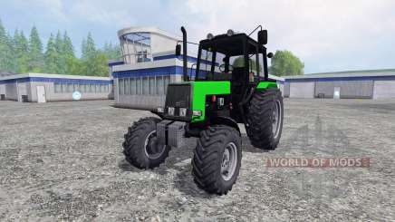 MTZ-Belarús 1025 amarillo y verde para Farming Simulator 2015