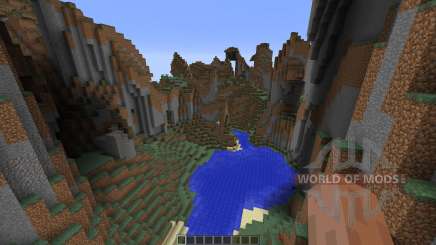 Mountain map para Minecraft