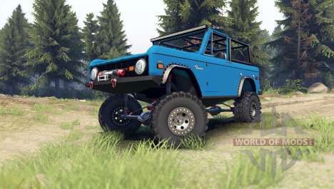 Ford Bronco 1966 [blue] para Spin Tires