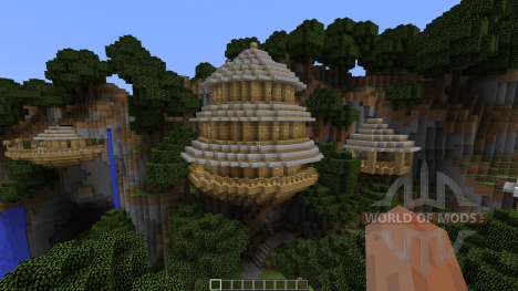 Mountain Sky Village Map para Minecraft