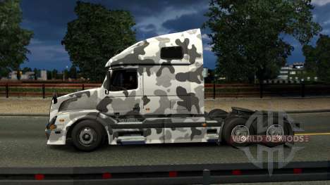 Volvo VNL 670 Urban Camo Skin para Euro Truck Simulator 2