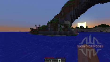 Ender Island A Difficult Island Survival Map para Minecraft