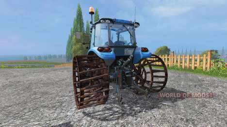New Holland T4.75 v2.0 con llantas de acero para Farming Simulator 2015