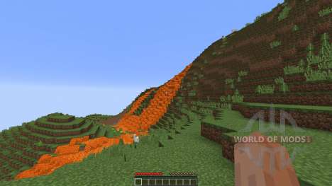 Giant volcano para Minecraft