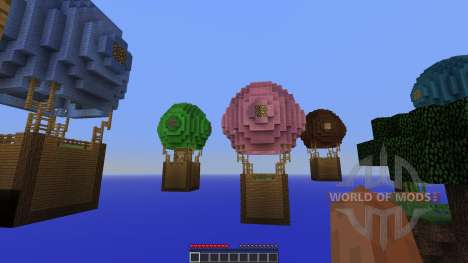 Hot Air Balloon Survival Survival Map para Minecraft