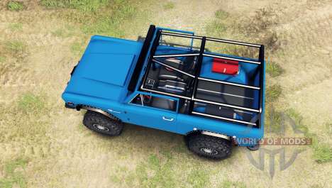 Ford Bronco 1966 [blue] para Spin Tires