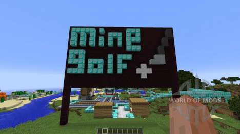 MINEGOLF Crazy Golf Putting Challenge para Minecraft