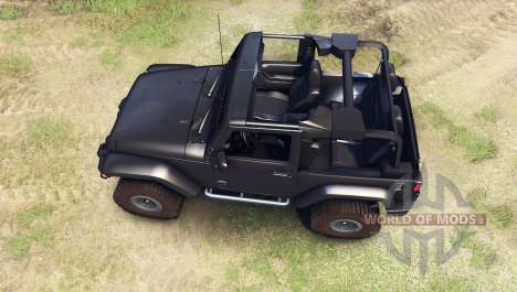 Jeep Wrangler black para Spin Tires